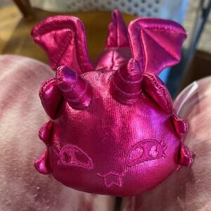 Aphmau MeeMeows Mystery Plush Dragon Cat Metallic Pink Shiny Collectible Toy